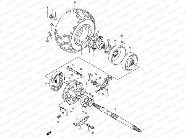RIGHT REAR WHEEL