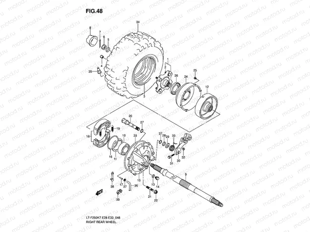RIGHT REAR WHEEL