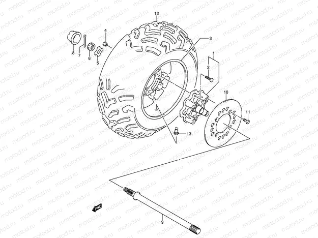 RIGHT REAR WHEEL