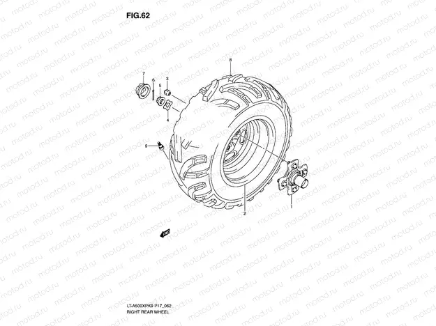 RIGHT REAR WHEEL