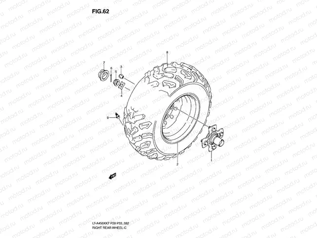RIGHT REAR WHEEL