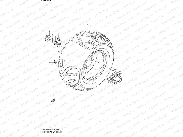 RIGHT REAR WHEEL