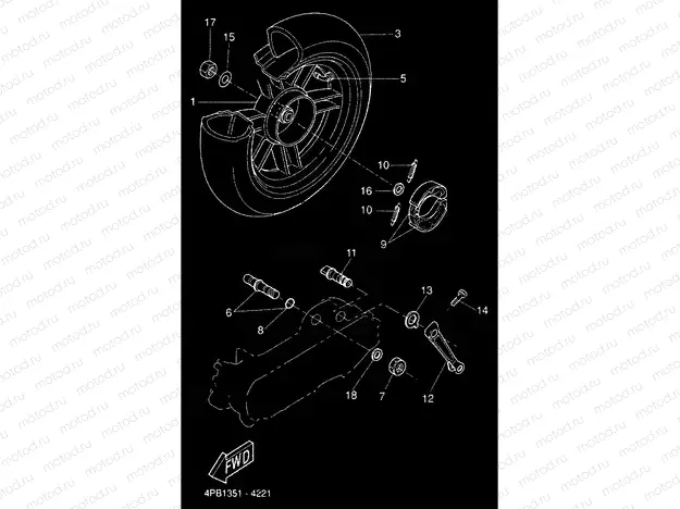 ROUE ARRIERE