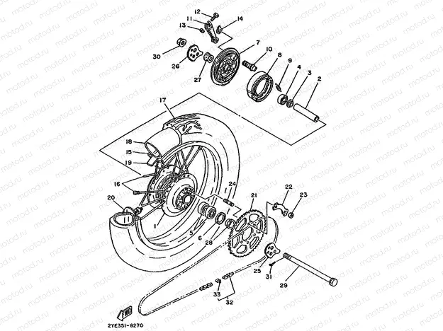 ROUE ARRIERE