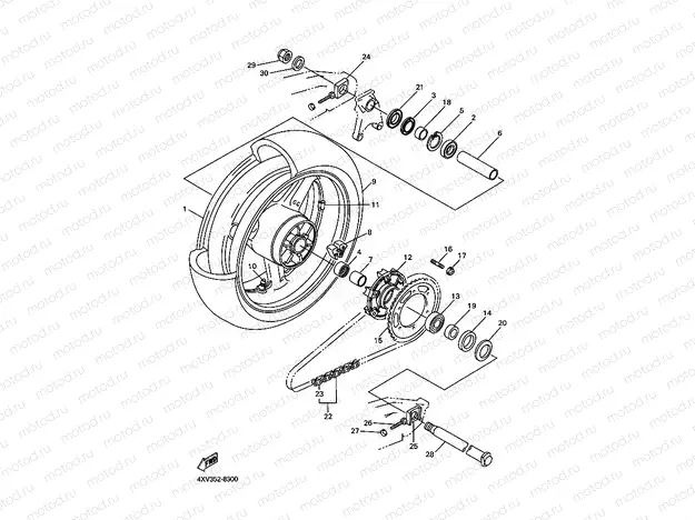 ROUE ARRIERE