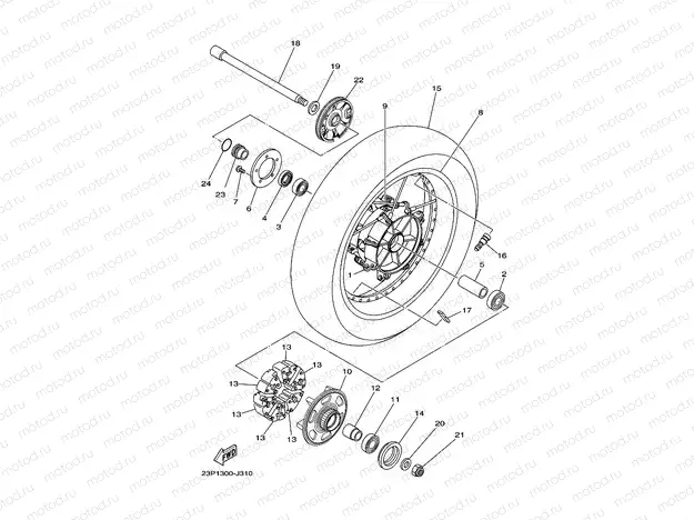 ROUE ARRIERE
