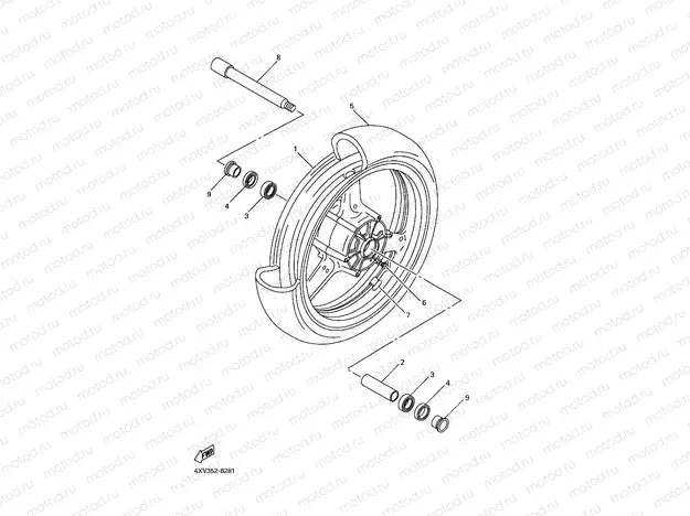 ROUE AVANT