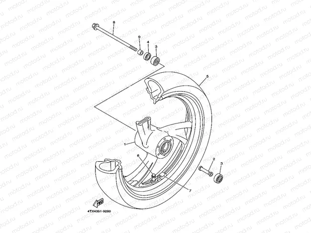 ROUE AVANT