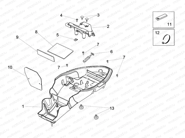 Saddle compartment