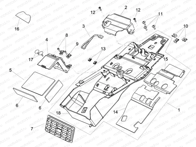 Saddle compartment