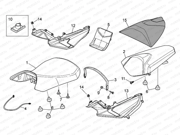 Saddle unit