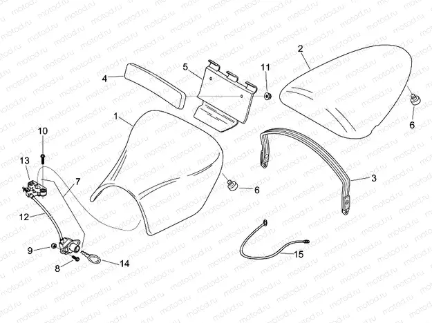 Saddle unit