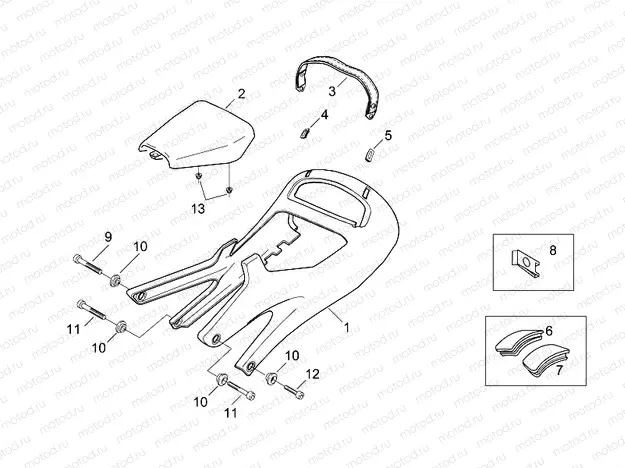 Saddle unit