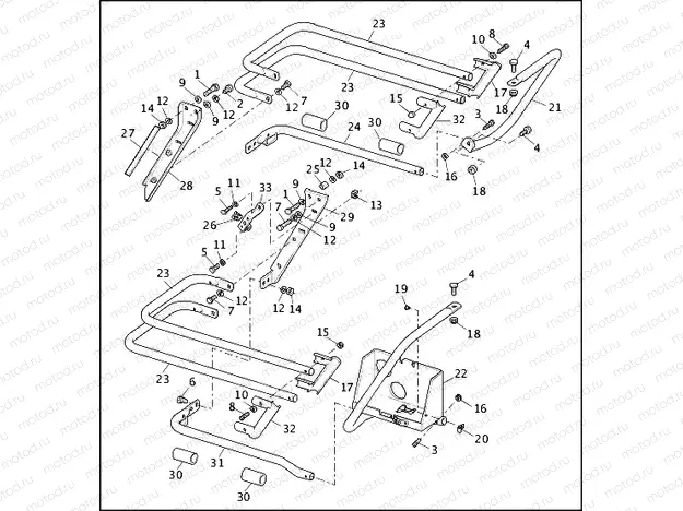 SADDLEBAG GUARDS (1 OF 2)