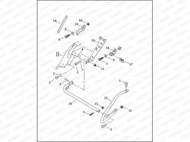 SADDLEBAG SUPPORTS