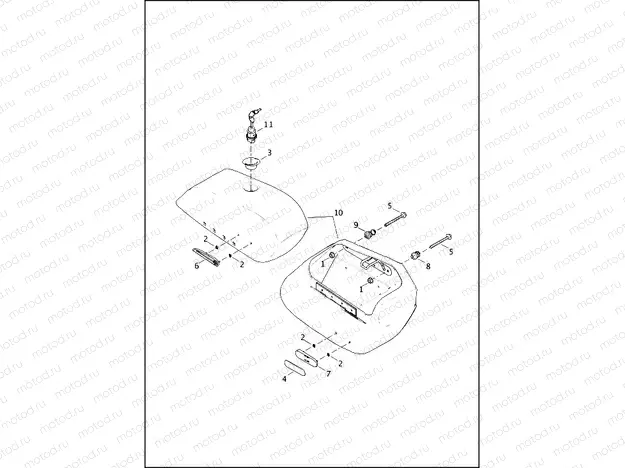 SADDLEBAGS - 1200T