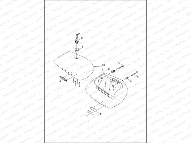 SADDLEBAGS - 1200T