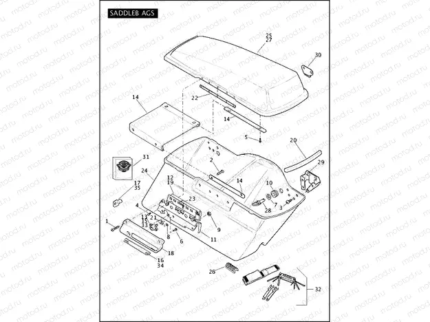 SADDLEBAGS (3 OF 3)