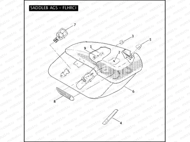SADDLEBAGS - FLHRCI