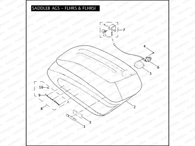 SADDLEBAGS - FLHRS & FLHRSI