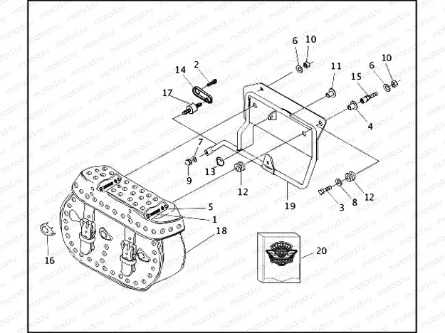 SADDLEBAGS - FLSTC