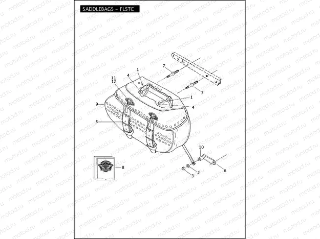 SADDLEBAGS - FLSTC
