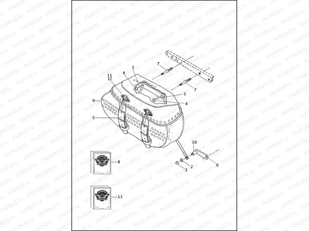 SADDLEBAGS - FLSTC