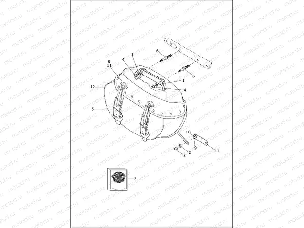 SADDLEBAGS - FLSTC