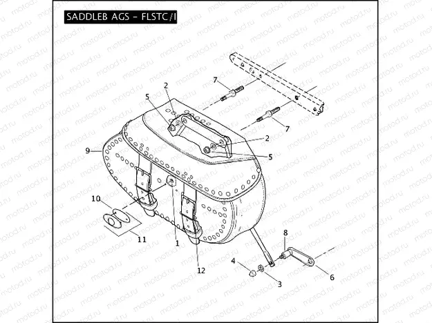 SADDLEBAGS - FLSTC/I