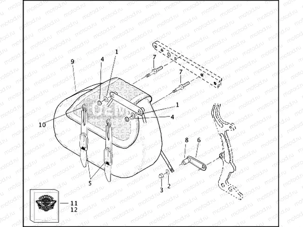 SADDLEBAGS - FLSTS/I