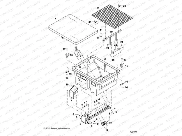 SAND/SALT SPREADER | SAND/SALT SPREADER, HOPPER