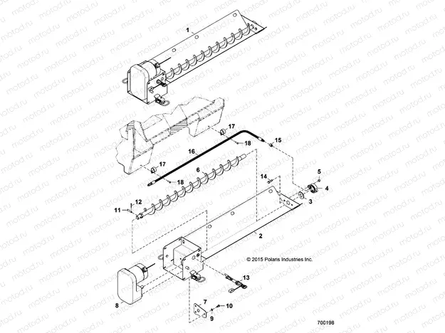SAND/SALT SPREADER | SAND/SALT SPREADER, MAIN FRAME