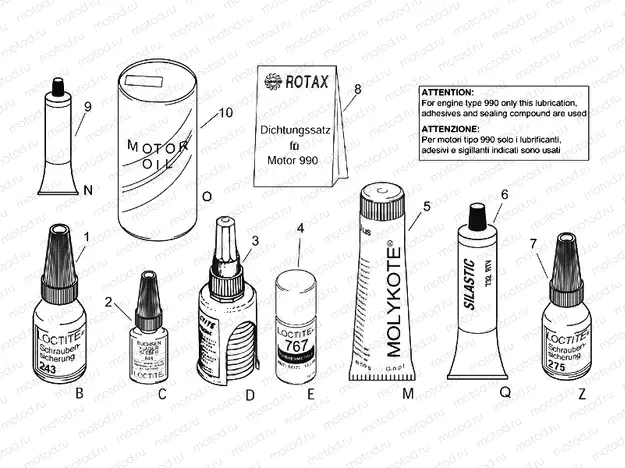 Sealing and lubricating agents