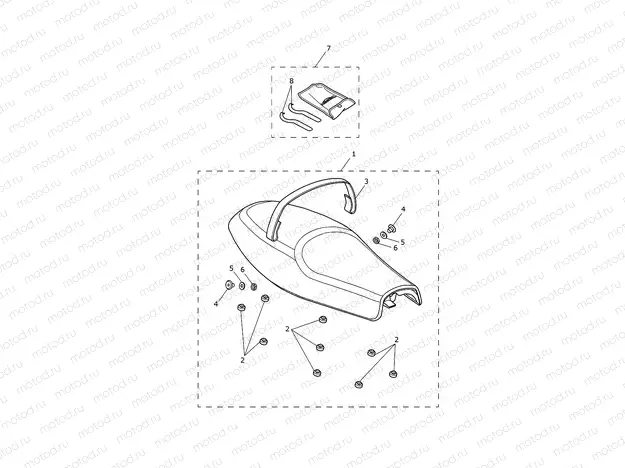 Seat Assembly & Toolkit 804035