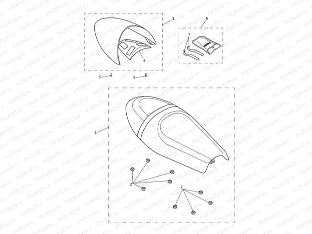 Seat Assembly & Toolkit 804036