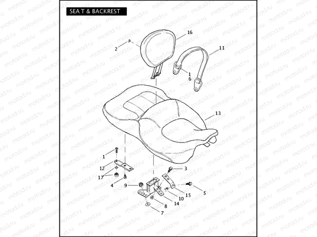 SEAT & BACKREST