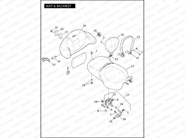 SEAT & BACKREST