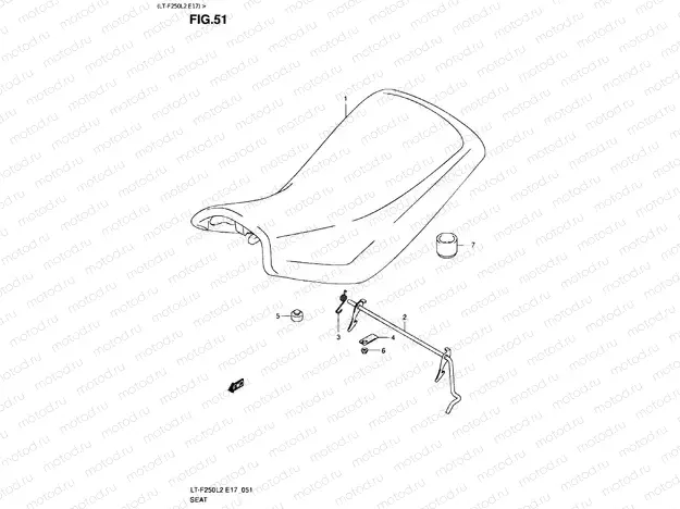 SEAT (LT-F250L2 E17)