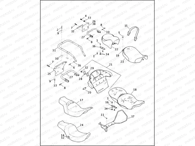 SEATS & REAR FRAME RAILS
