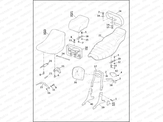 SEATS & SISSY BAR (1 OF 2)