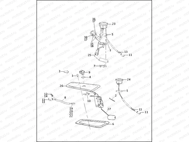 SENDING UNITS - CARBURETED MODELS