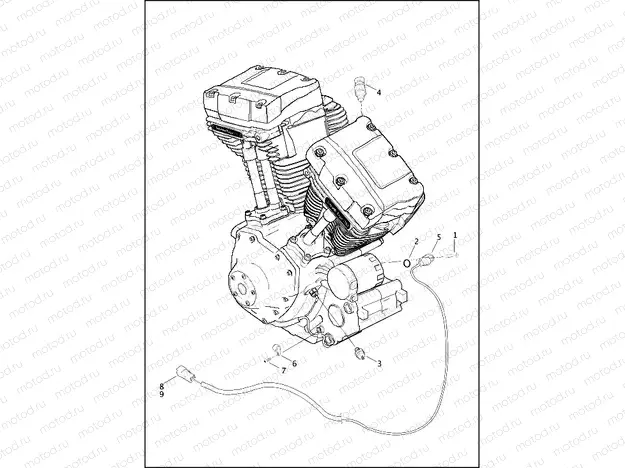 SENSORS AND SWITCHES, ENGINE - TWIN CAM 110â¢