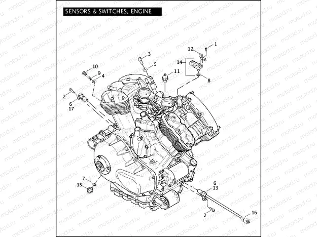 SENSORS & SWITCHES, ENGINE
