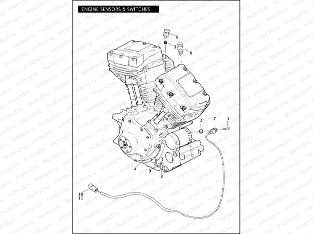 SENSORS & SWITCHES, ENGINE