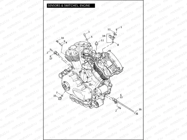 SENSORS & SWITCHES, ENGINE