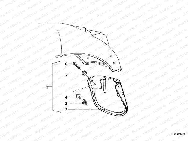Set mud flaps, rear