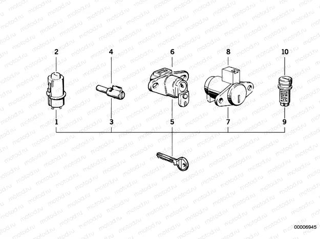 Set of locks