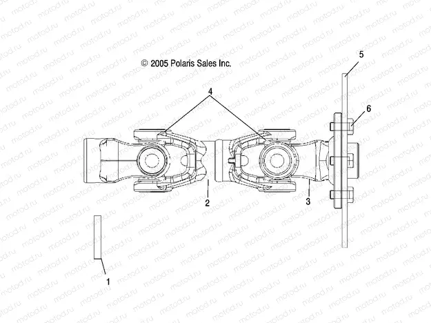 SHAFT | SHAFT, PROP, REAR - R07RH50AF/AR/AT (4999203249920324B09)