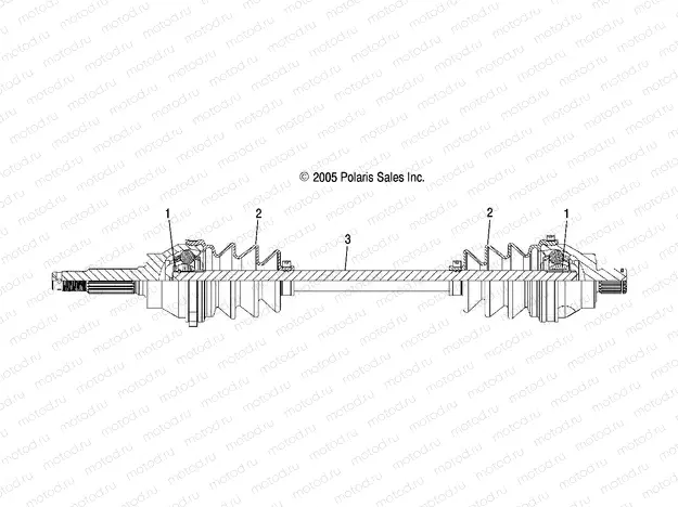 SHAFT | SHAFT, REAR - A06LB27AA/LD27AA/AB/AC/AD (4999202079920207B07)