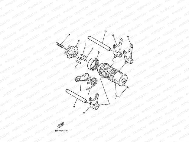 SHIFT CAM & FORK